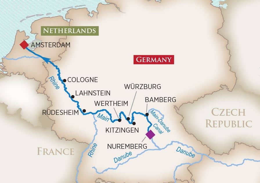 Treasures of the Main & Rhine (Nuremberg to Amsterdam)